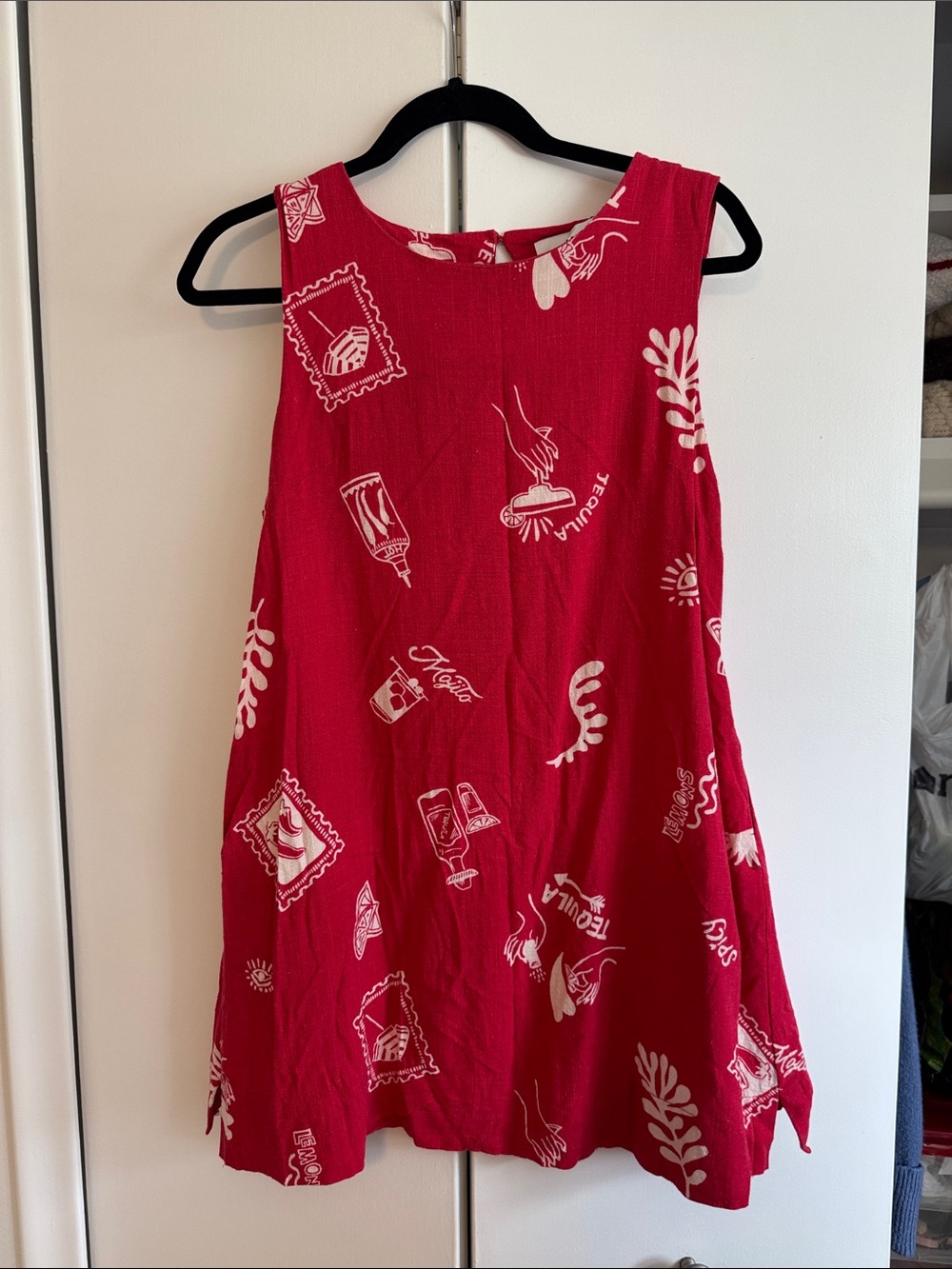 Red dress